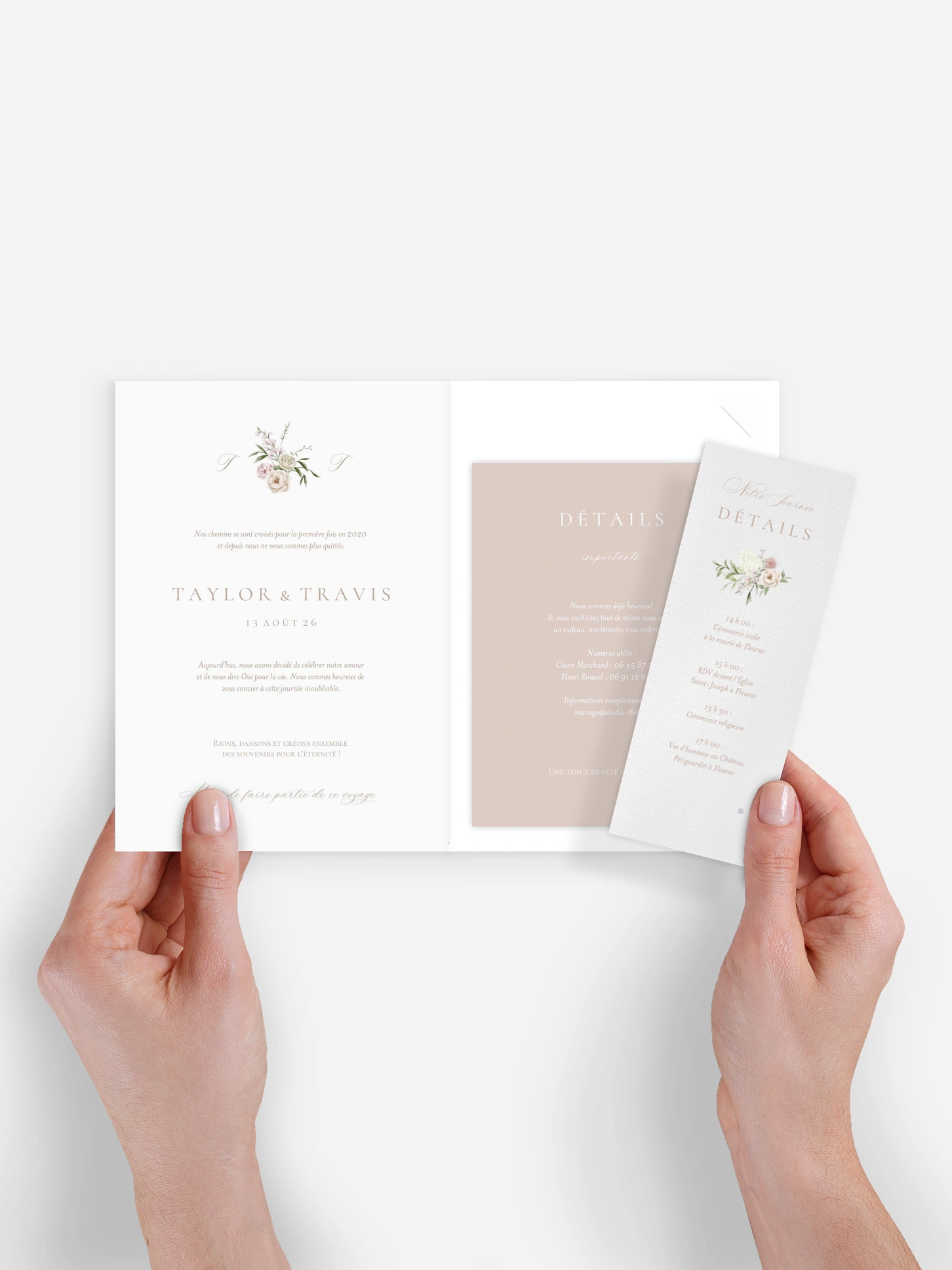 Faire-part de mariage Enchanted Garden