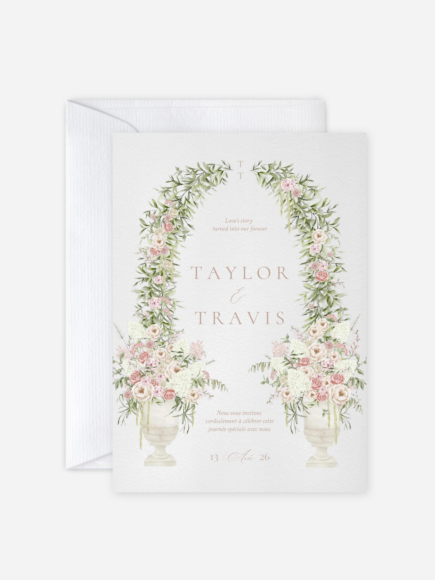 Faire-part de mariage Enchanted Garden