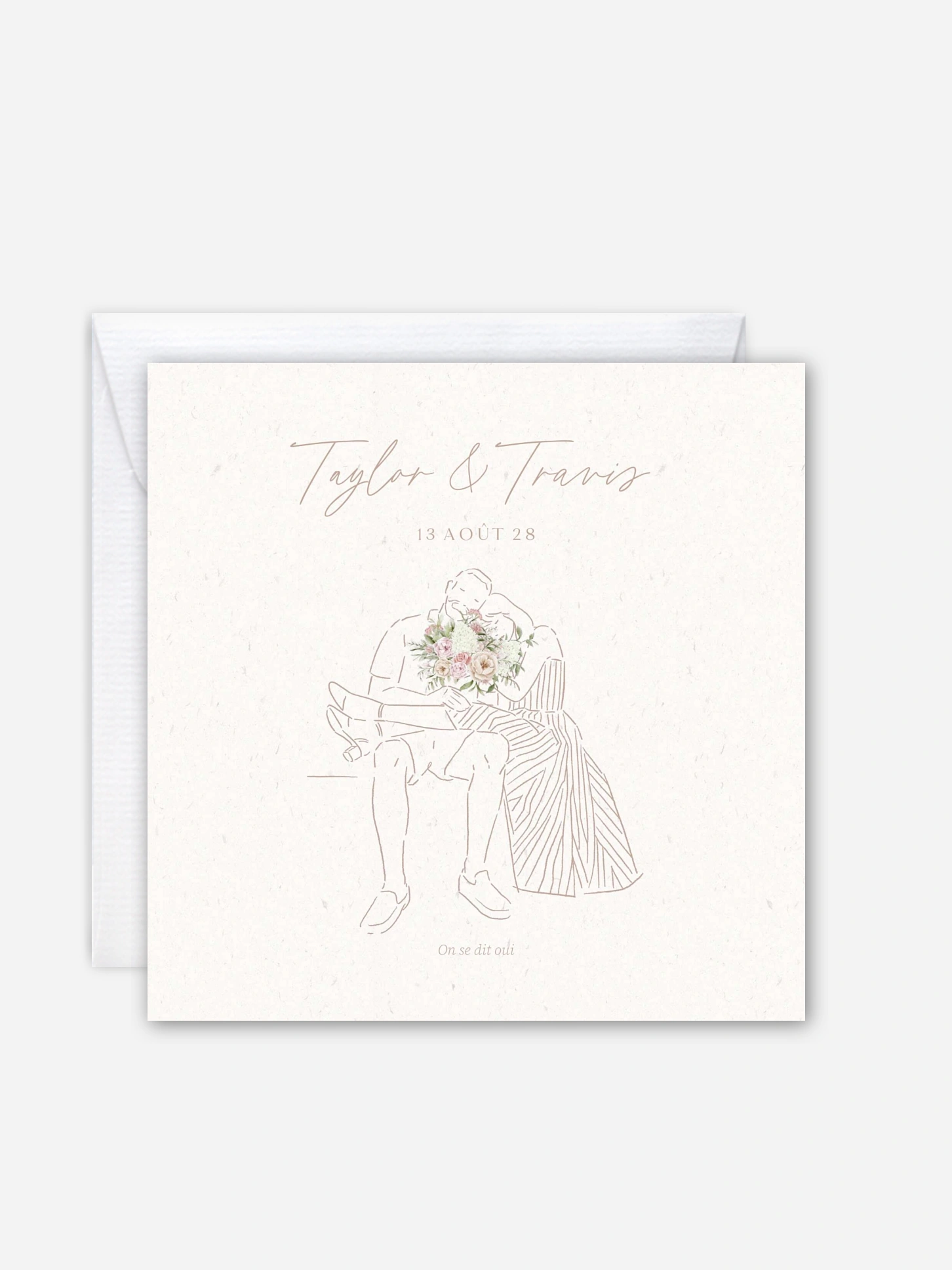 Faire-part de mariage Our Love Story