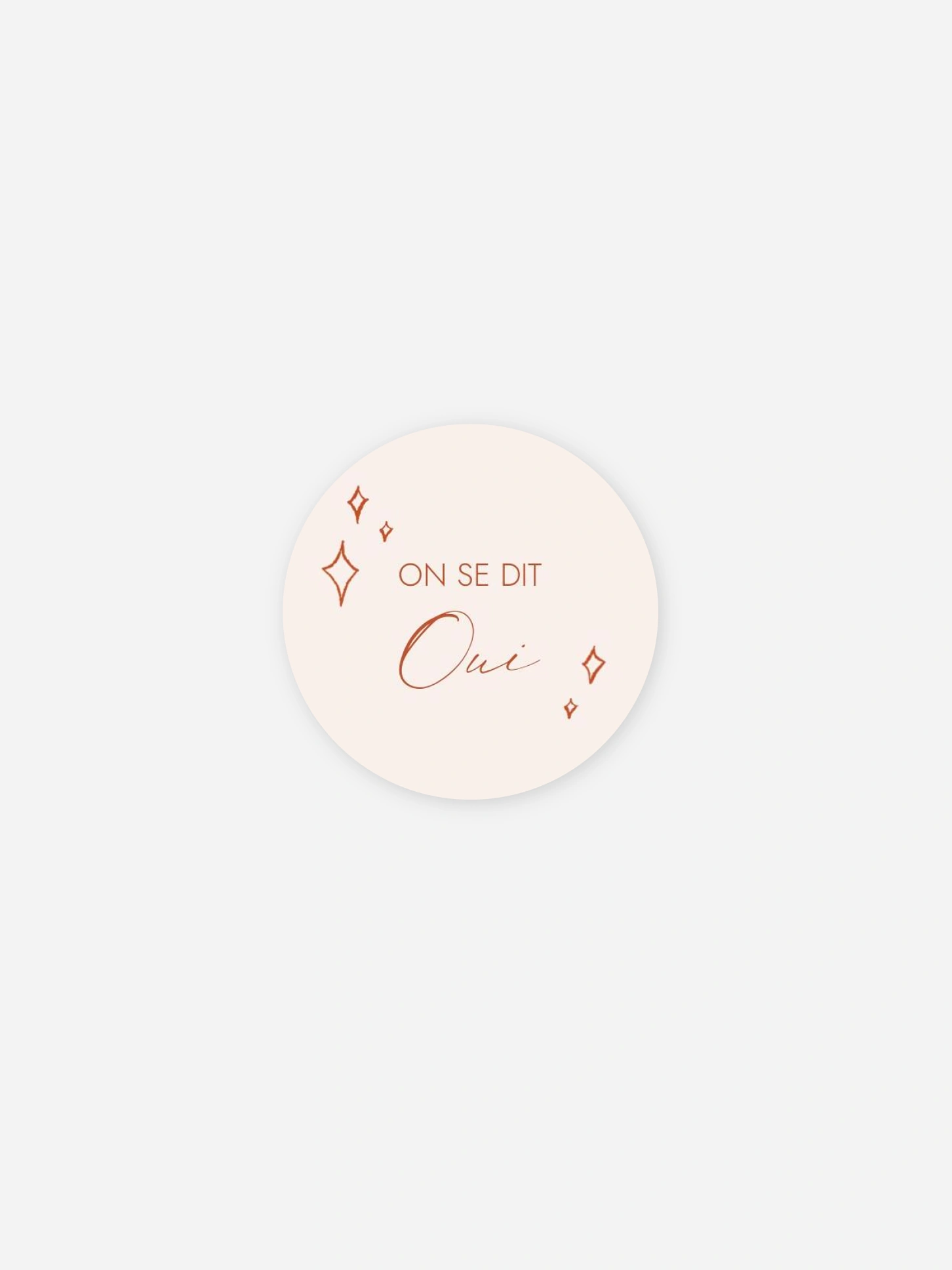 Stickers mariage Paper Rings