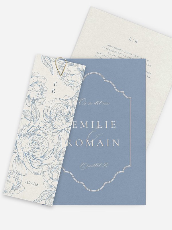 Faire-part de mariage À jamais unis