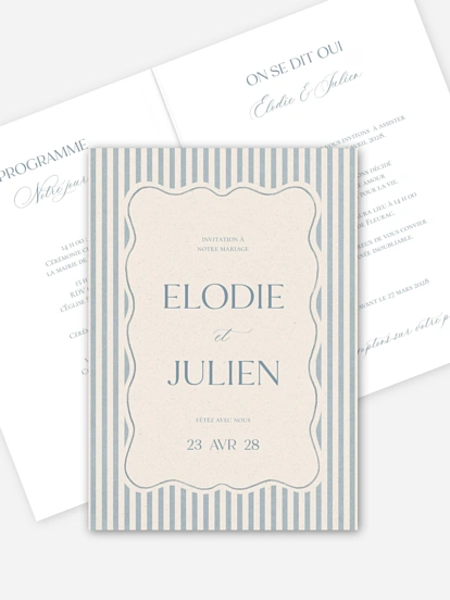 Faire-part de mariage Nos serments