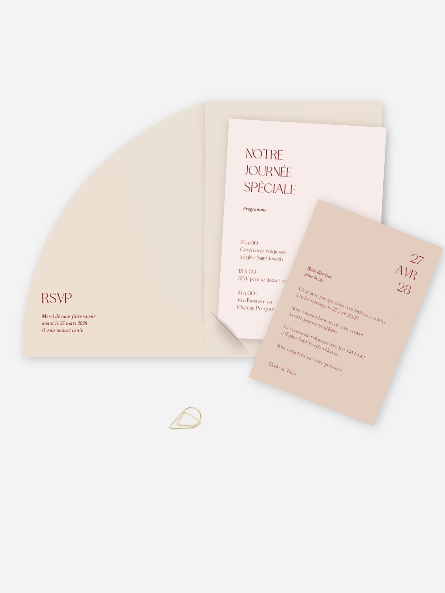 Faire-part de mariage Jour de rêve