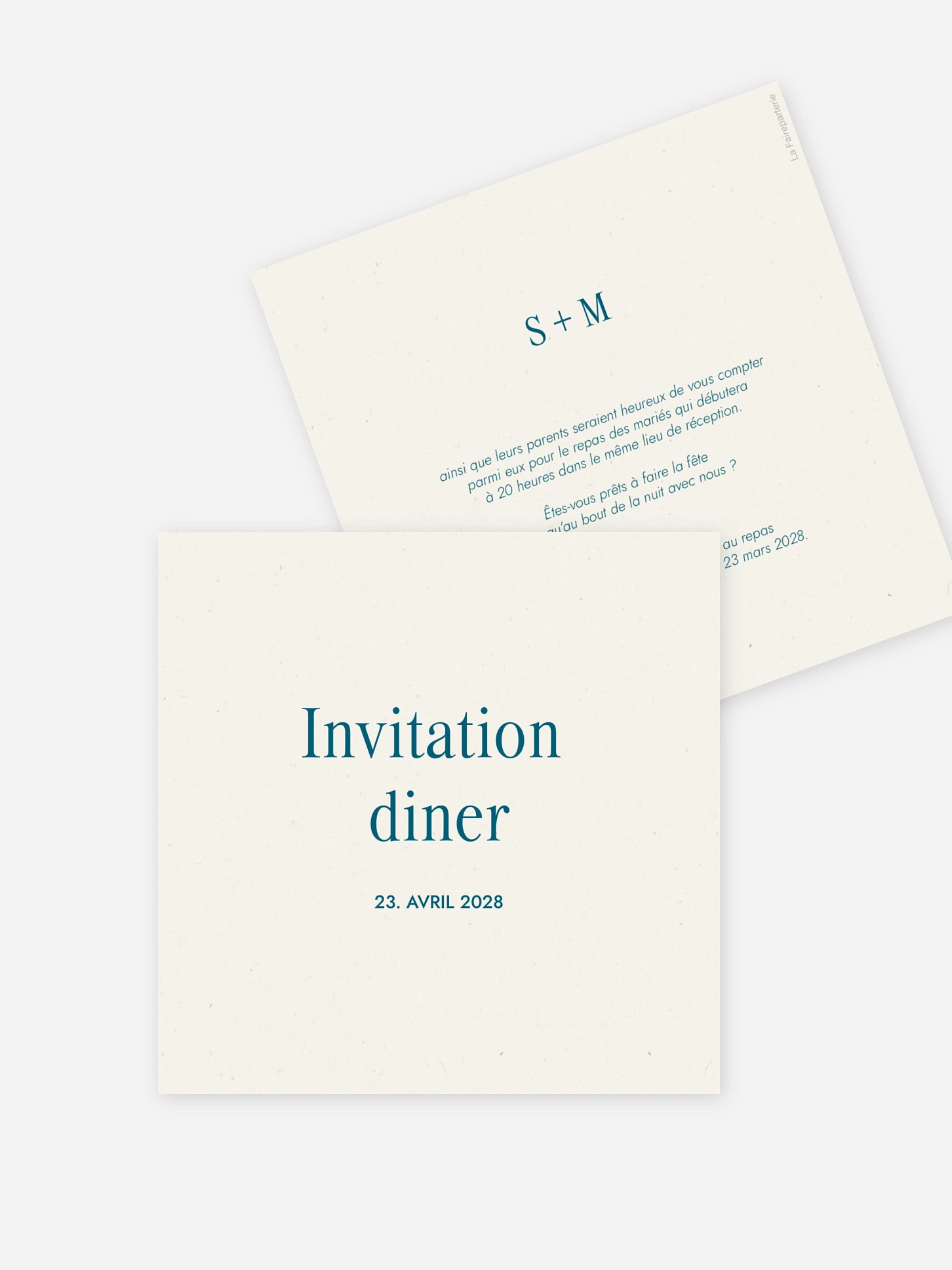 Carton d'invitation Affiche de film