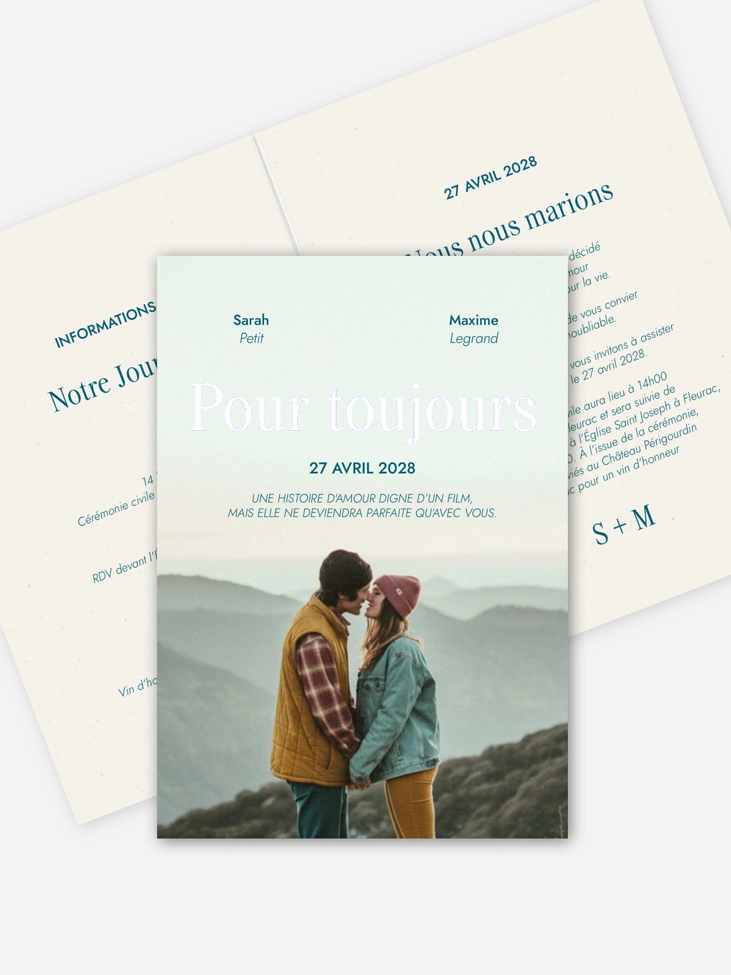 Faire-part de mariage Affiche de film
