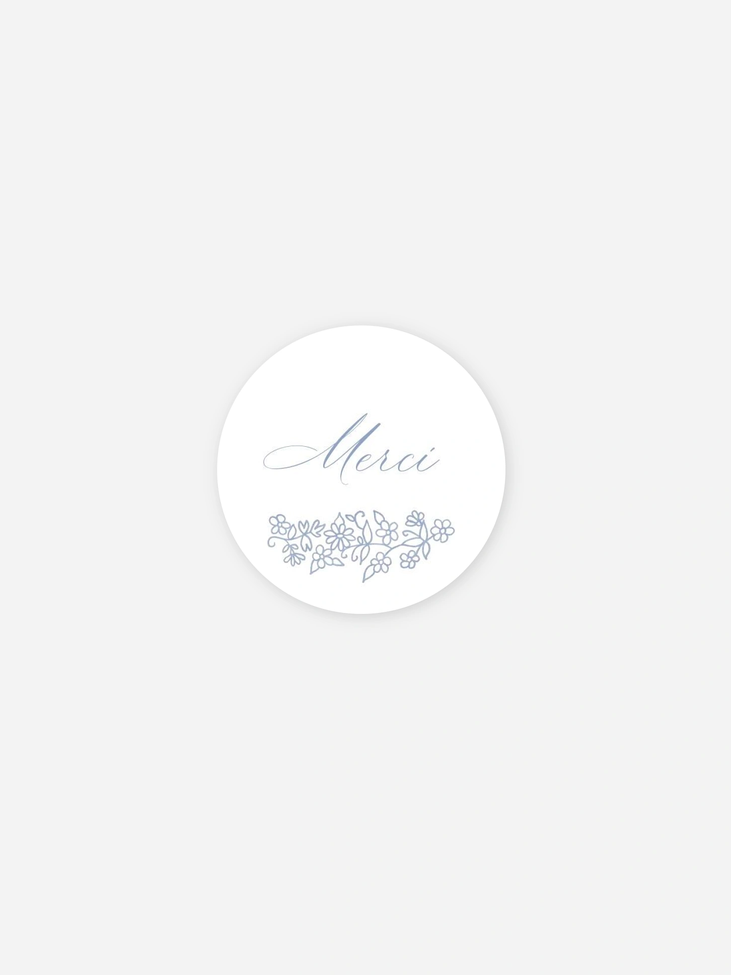 Stickers mariage Parmi les fleurs