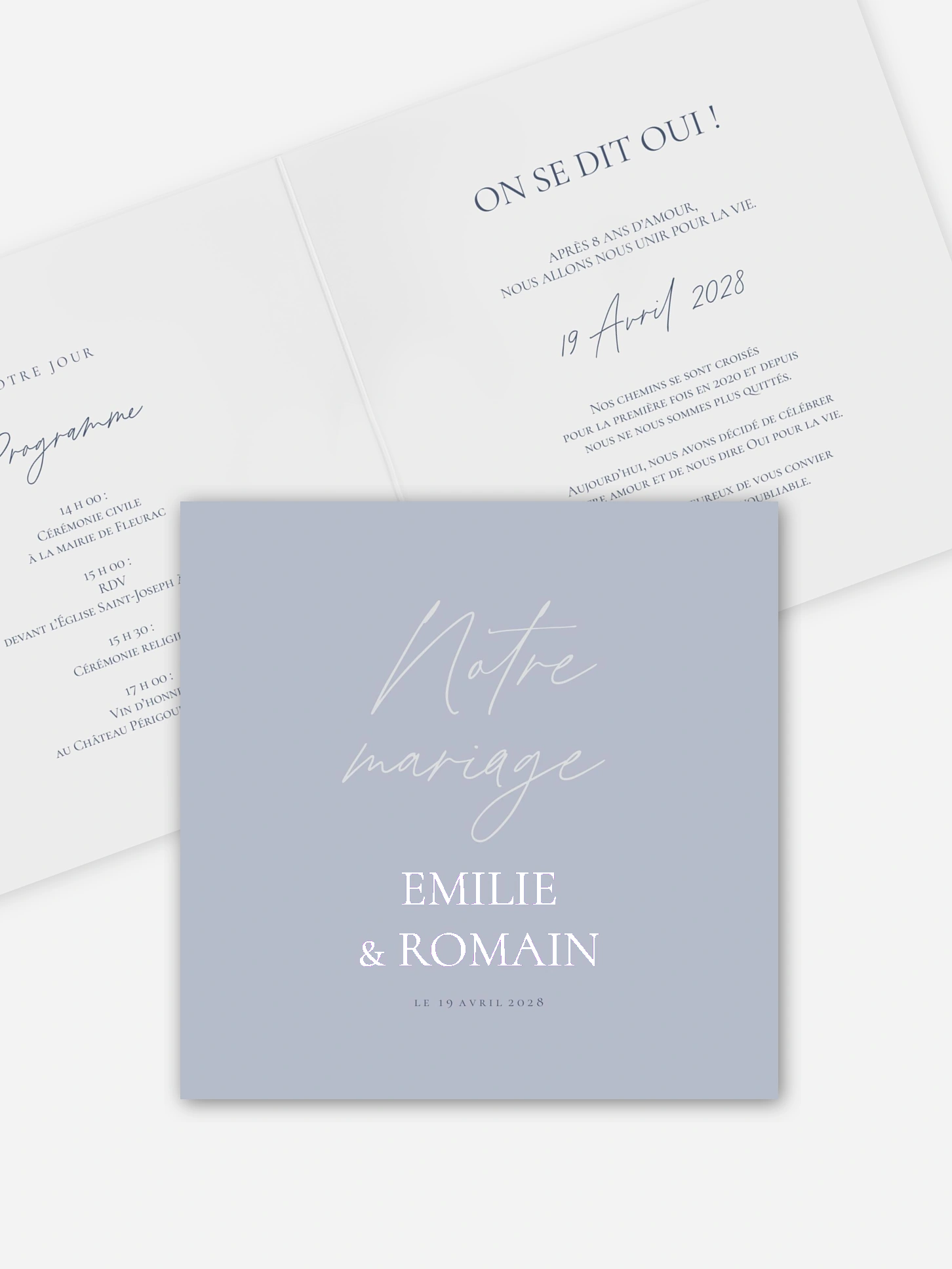 Faire-part de mariage Tendre Promesse