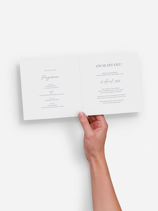 Faire-part de mariage Tendre Promesse