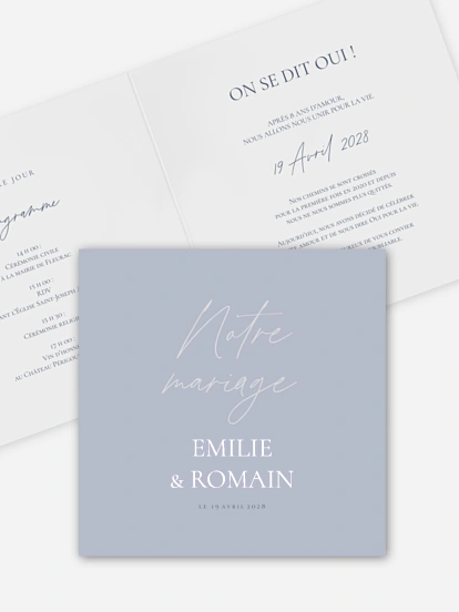Faire-part de mariage Tendre Promesse