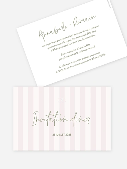 Carton d'invitation Lien éternel
