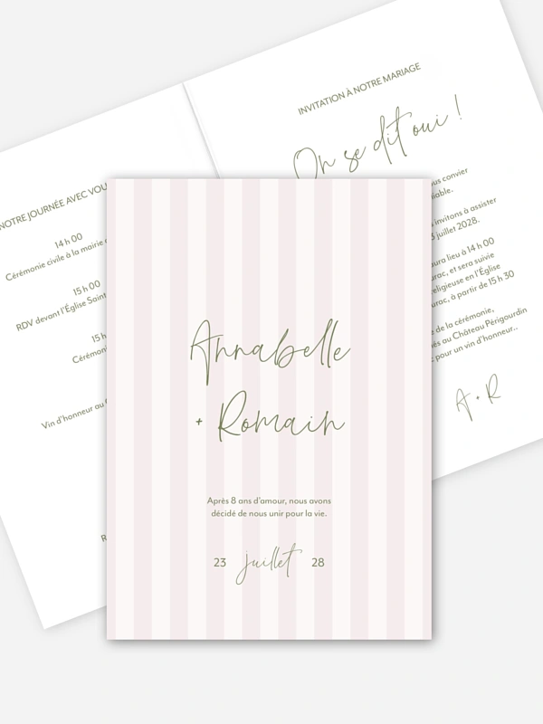 Faire-part de mariage Lien éternel