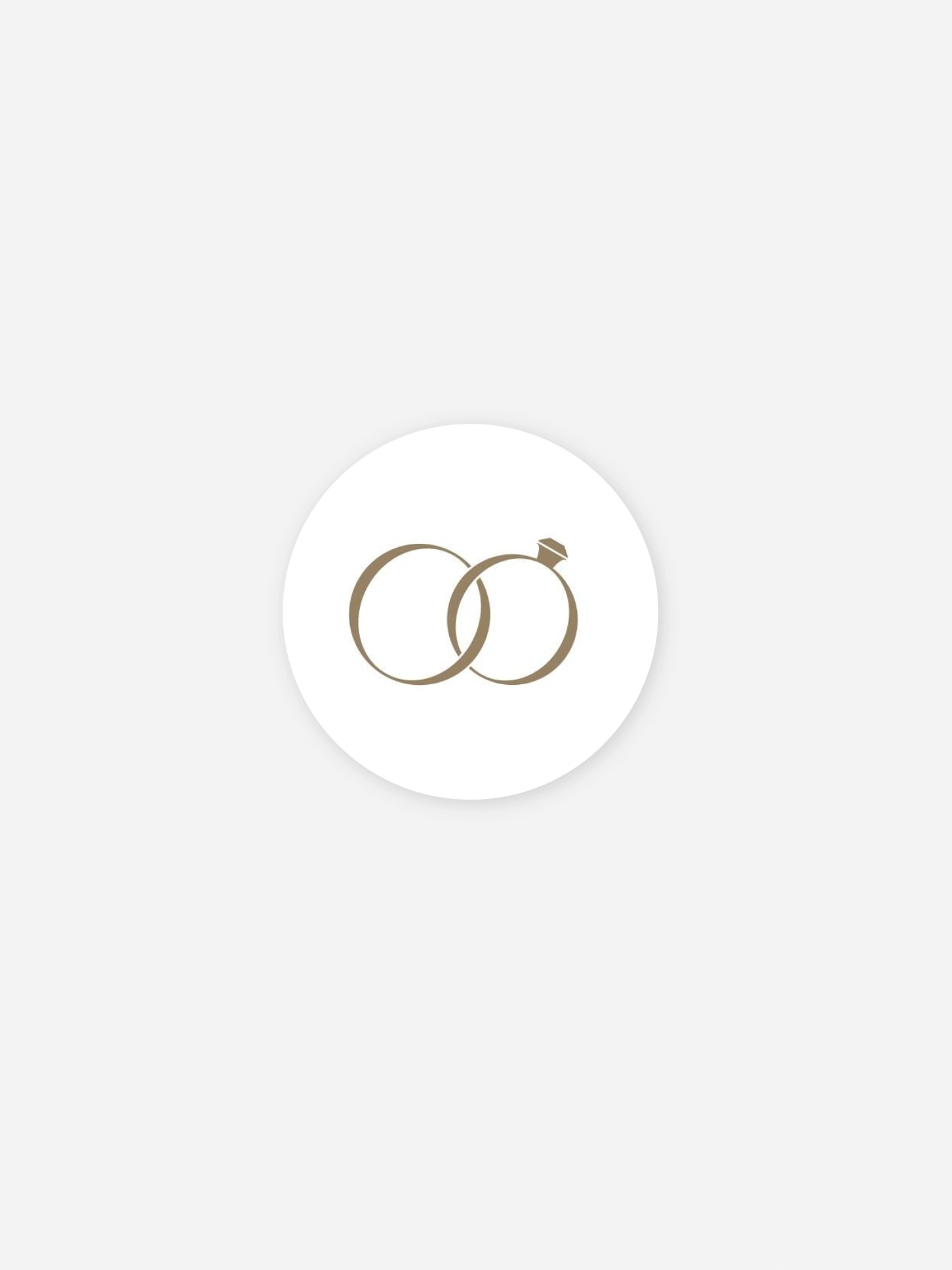 Stickers mariage Romance classique