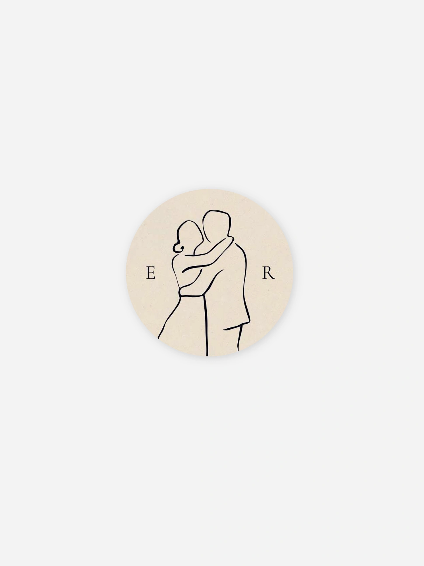 Stickers mariage Les amoureux