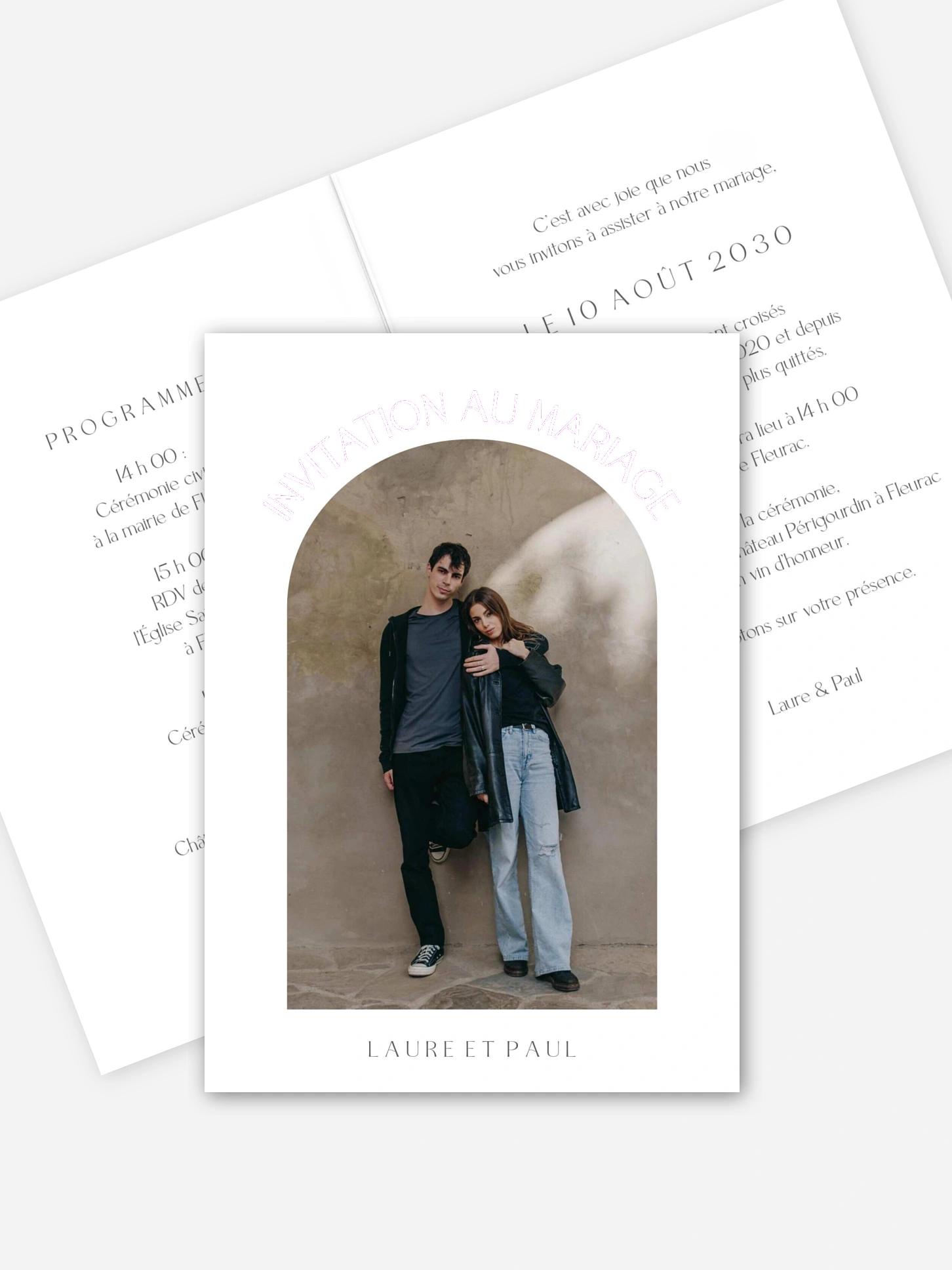 Faire-part de mariage Éclat d'Amour