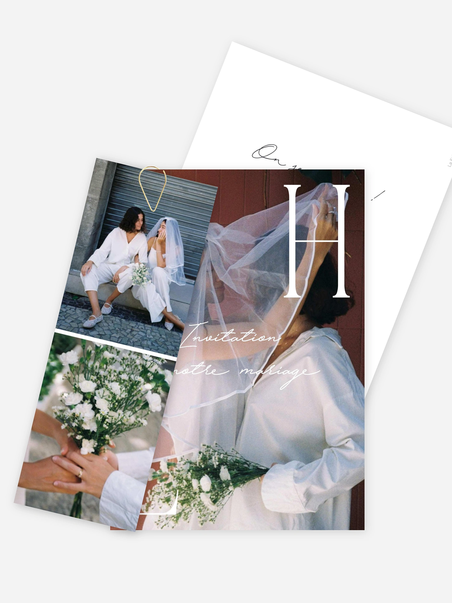 Faire-part de mariage À jamais