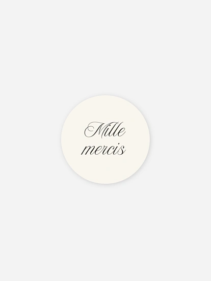 Stickers mariage Simplement merci