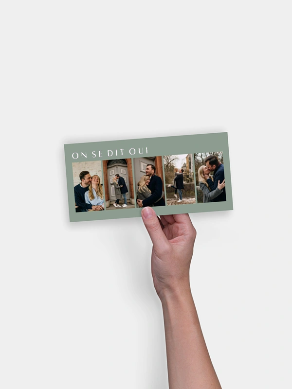 Faire-part de mariage Tendre souvenir