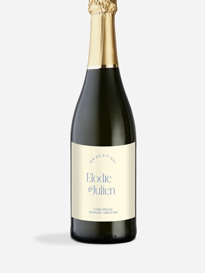 Étiquette bouteille Le Grand Oui