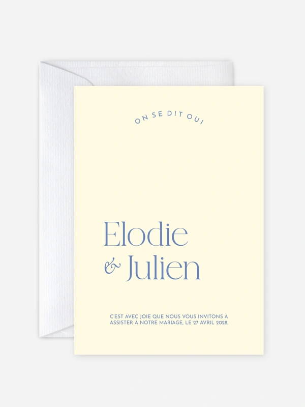 Faire-part de mariage Le Grand Oui