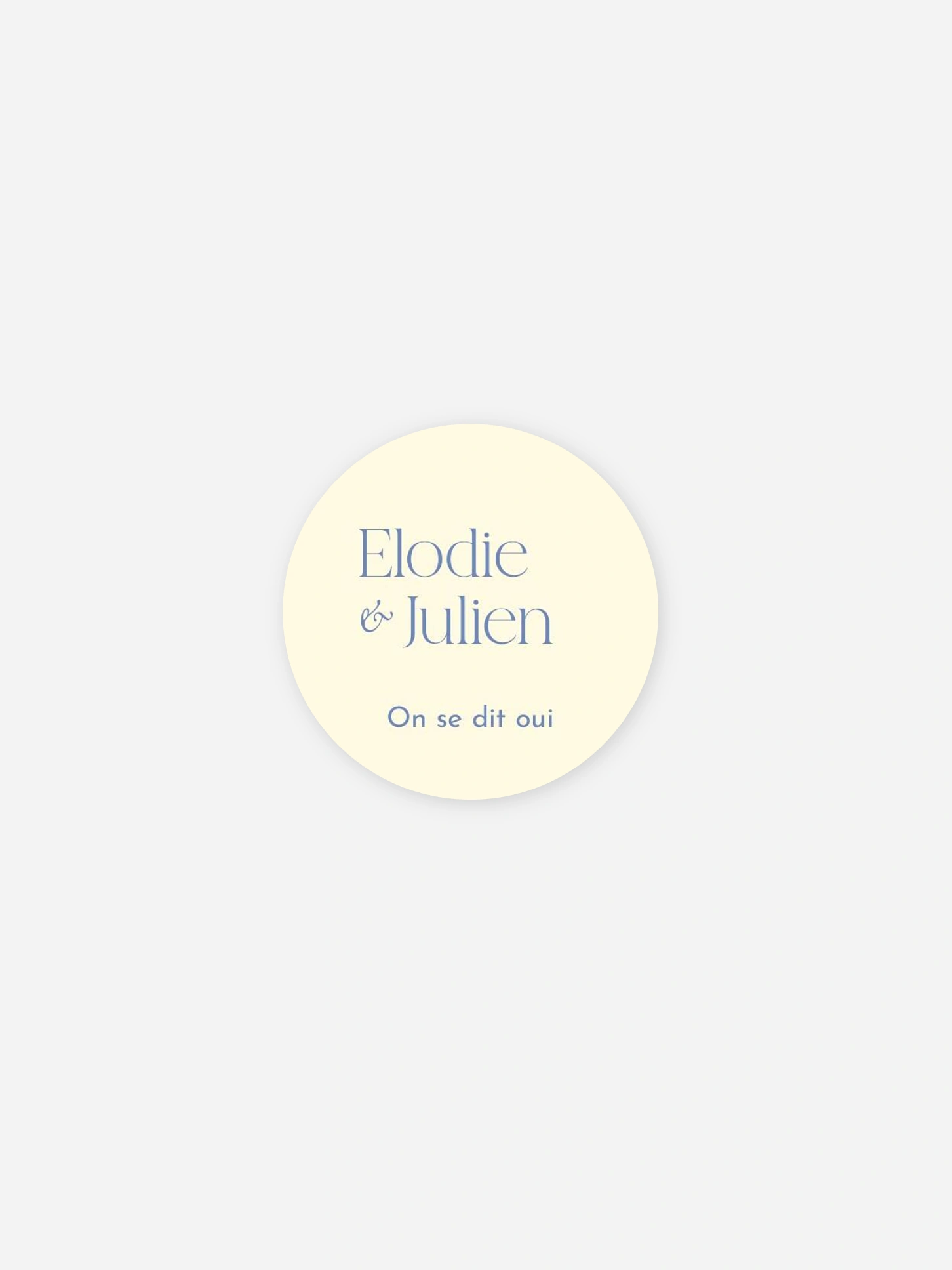 Stickers mariage Le Grand Oui