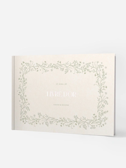 Livre d'or Jardin de noces