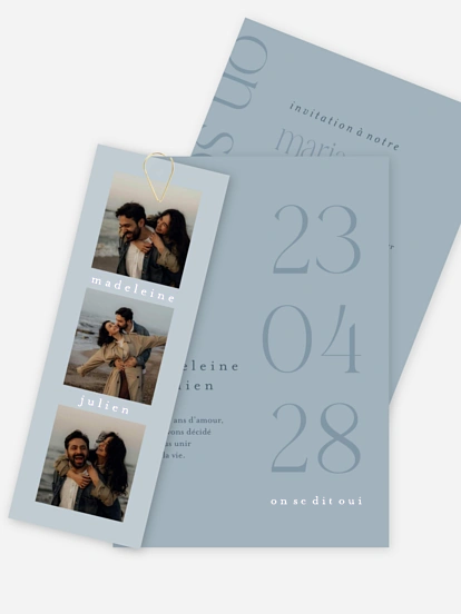 Faire-part de mariage Le plus beau jour