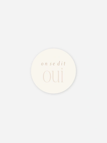 Stickers mariage Le plus beau jour