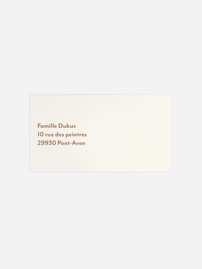 Étiquette destinataire mariage Paroles vraies