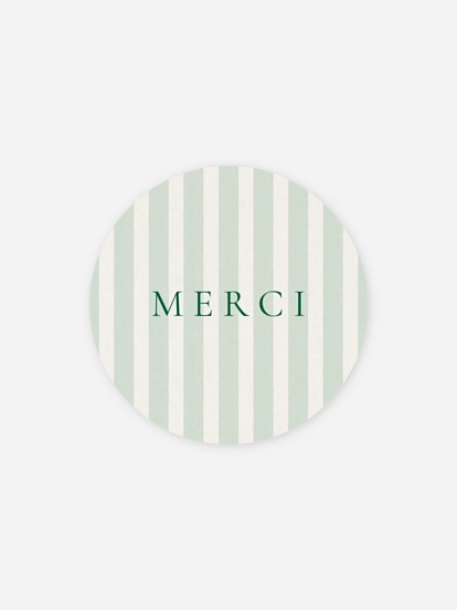 Stickers mariage Rayures tendres