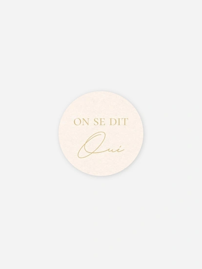 Stickers mariage Fleur de velours
