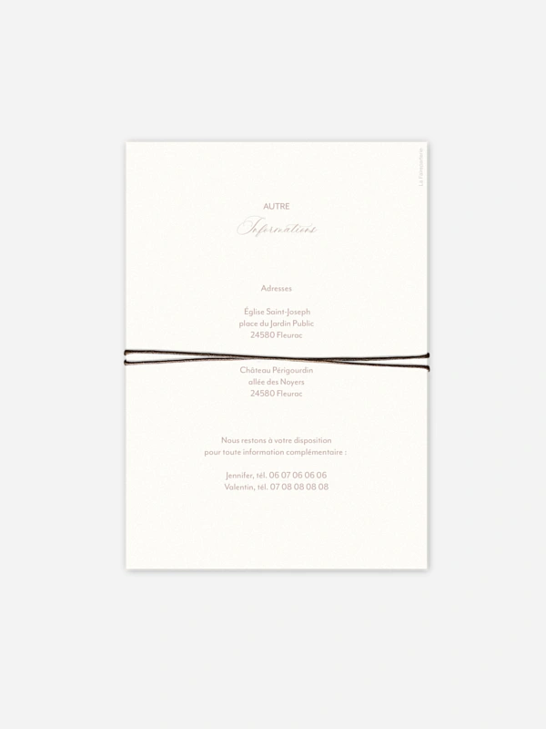 Faire-part de mariage L'amour des hortensias