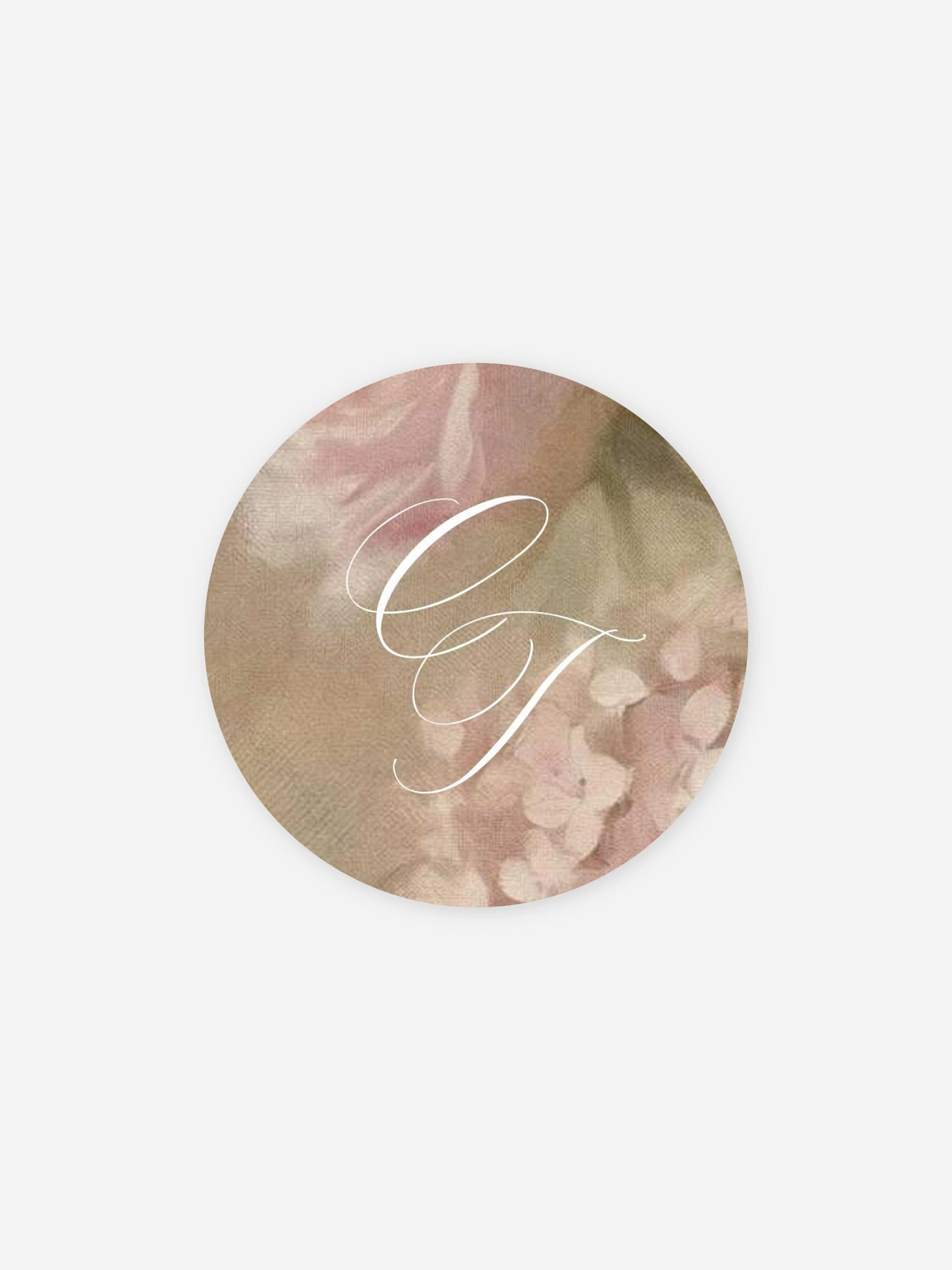 Stickers mariage L'amour des hortensias