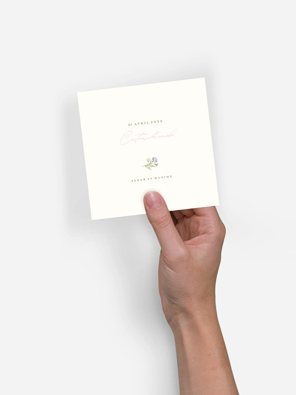 Carte brunch Arche de bleuets