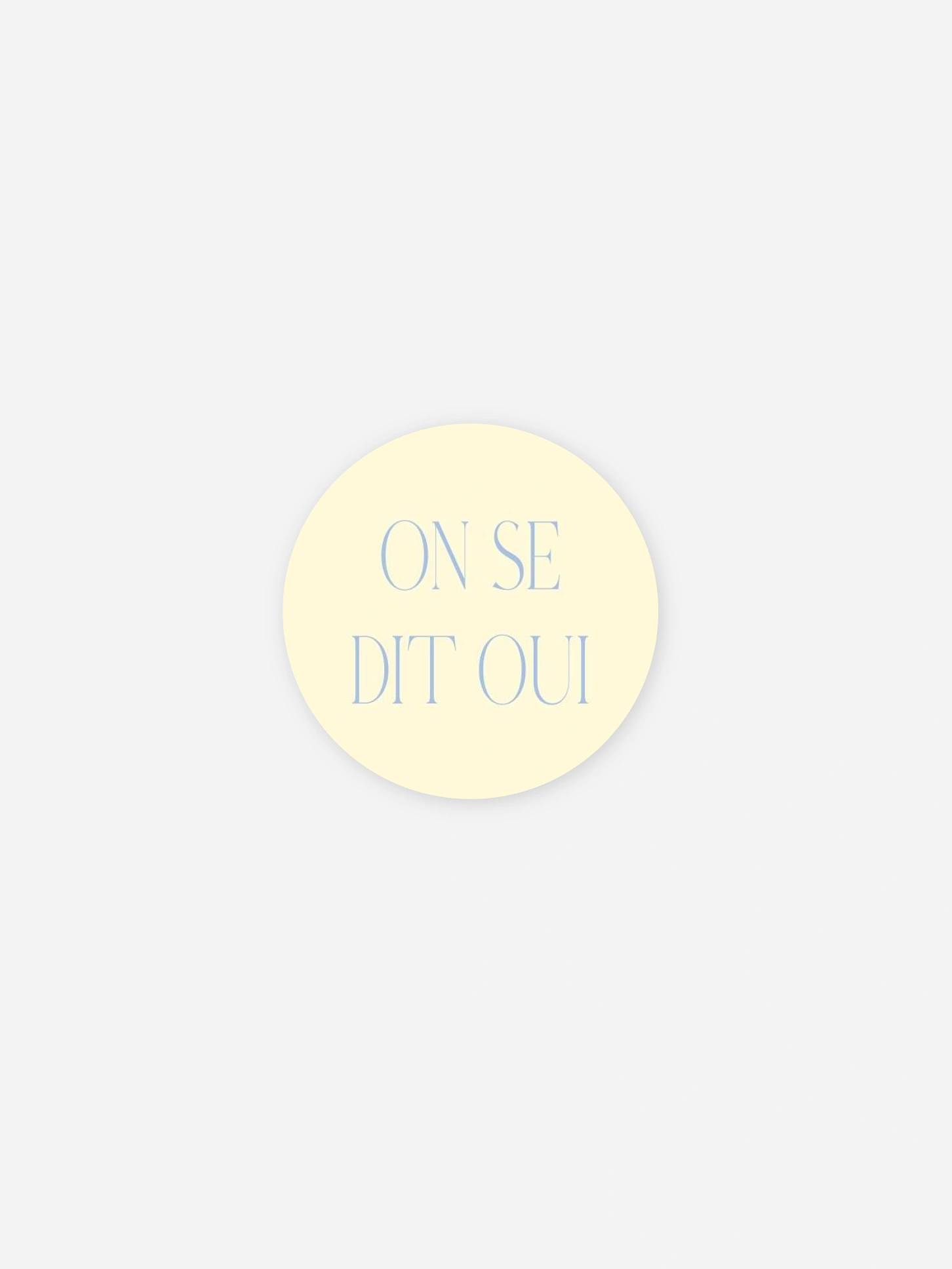 Stickers mariage Amour simple