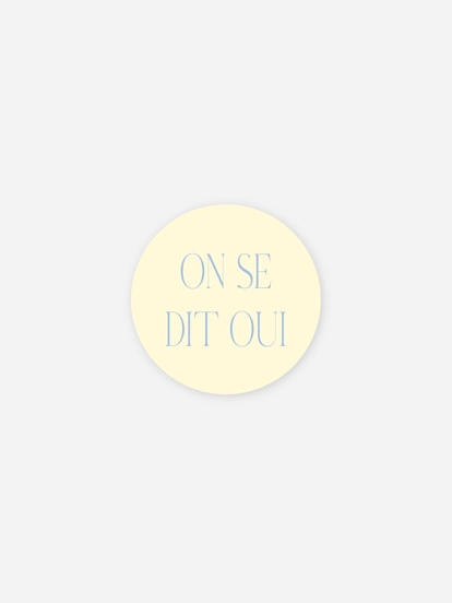 Stickers mariage Amour simple