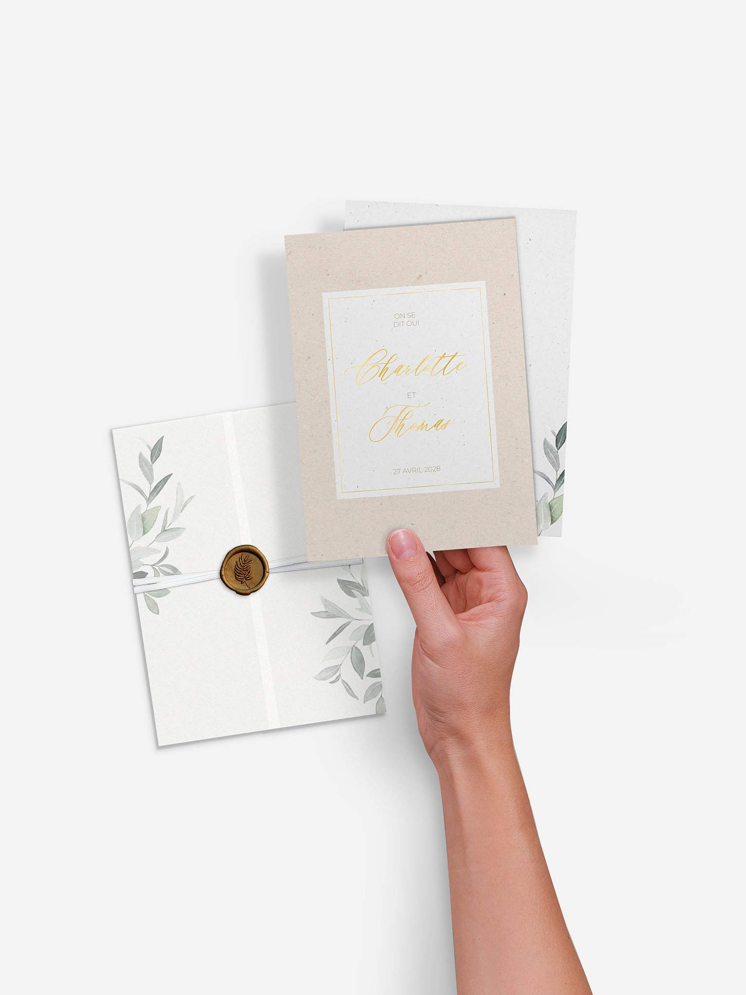 Faire-part de mariage Poésie champêtre