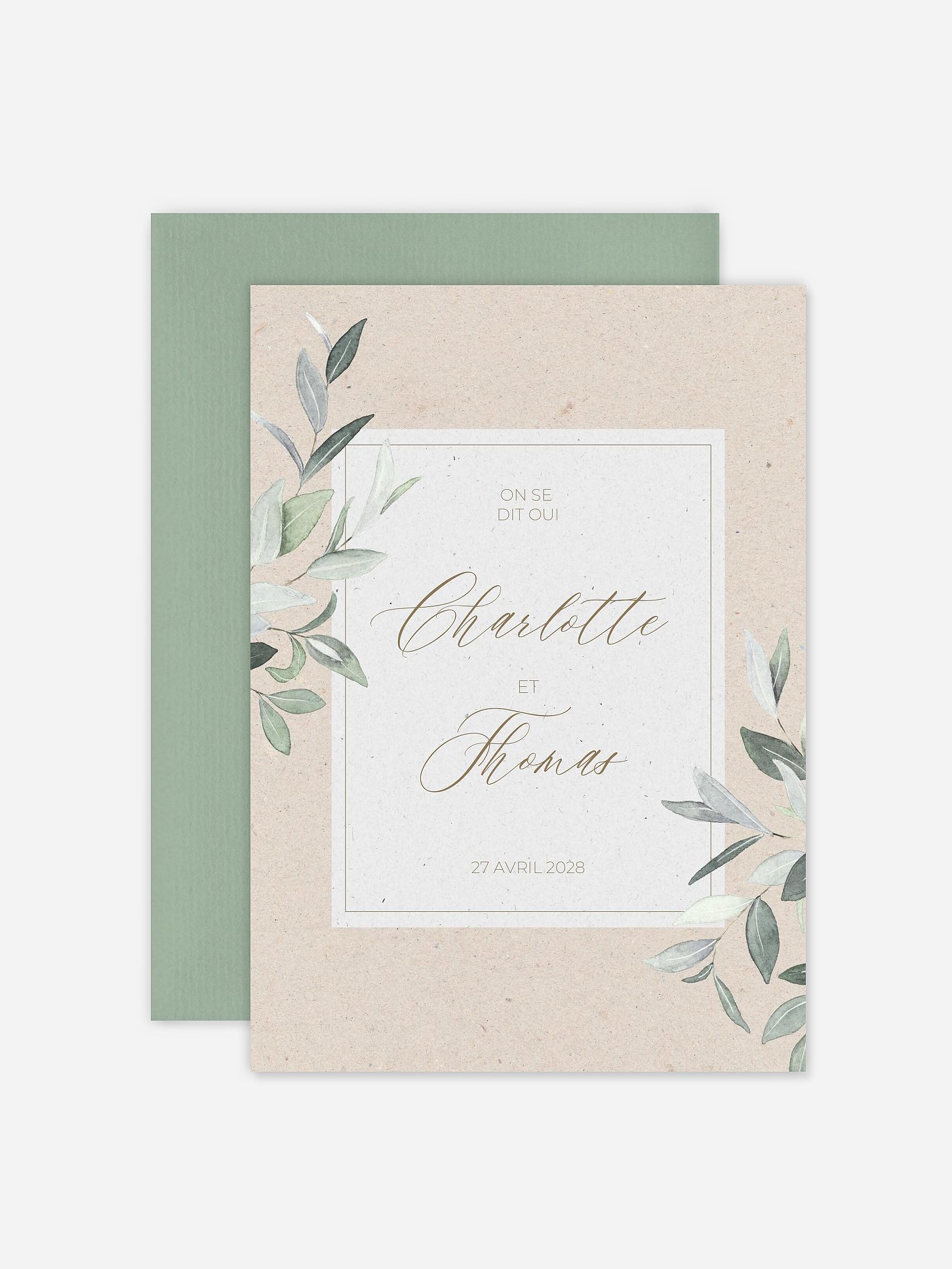 Faire-part de mariage Poésie champêtre