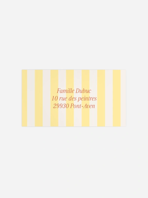Rayures d'été
