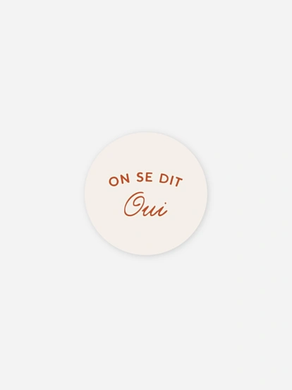 Stickers mariage Rayures d'été