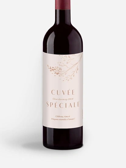 Étiquette bouteille Prairie douce