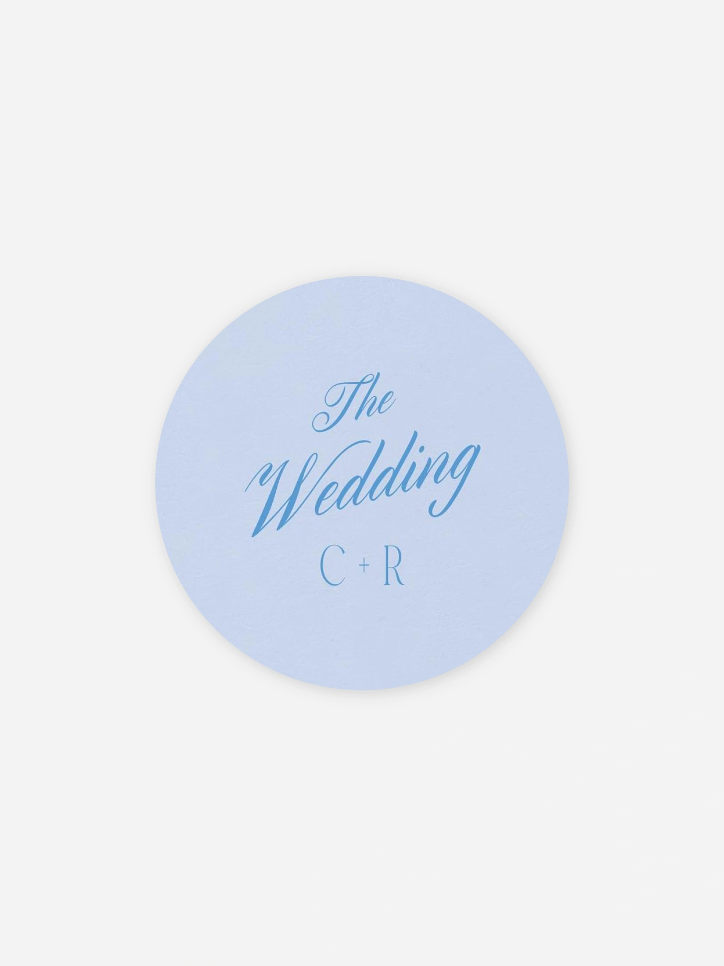 Stickers mariage Ovale vintage