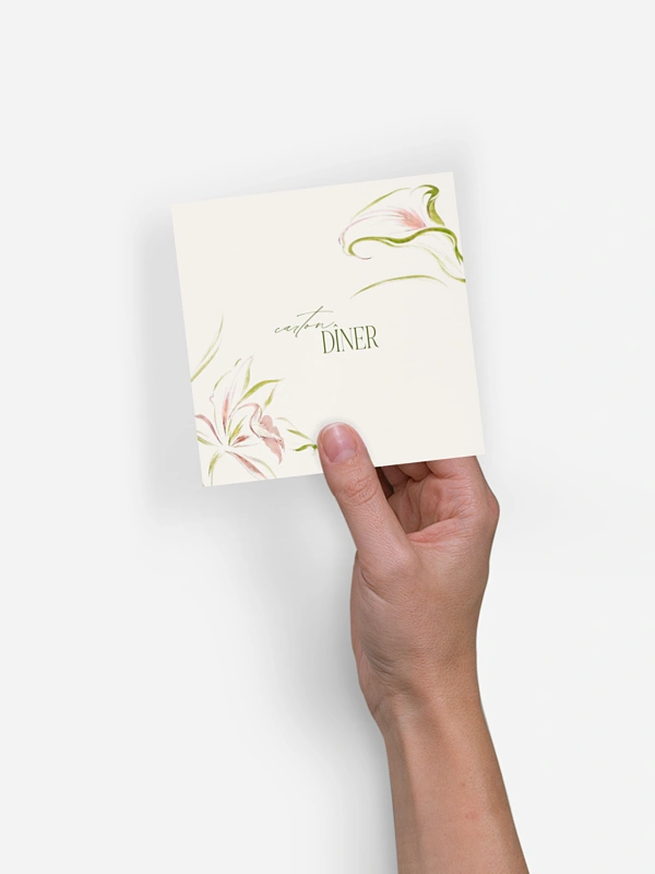 Carton d'invitation Grâce pure