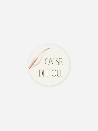 Stickers mariage Grâce pure