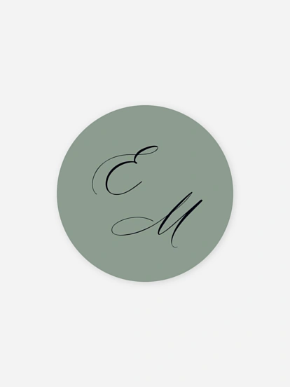 Stickers mariage Couleurs assorties