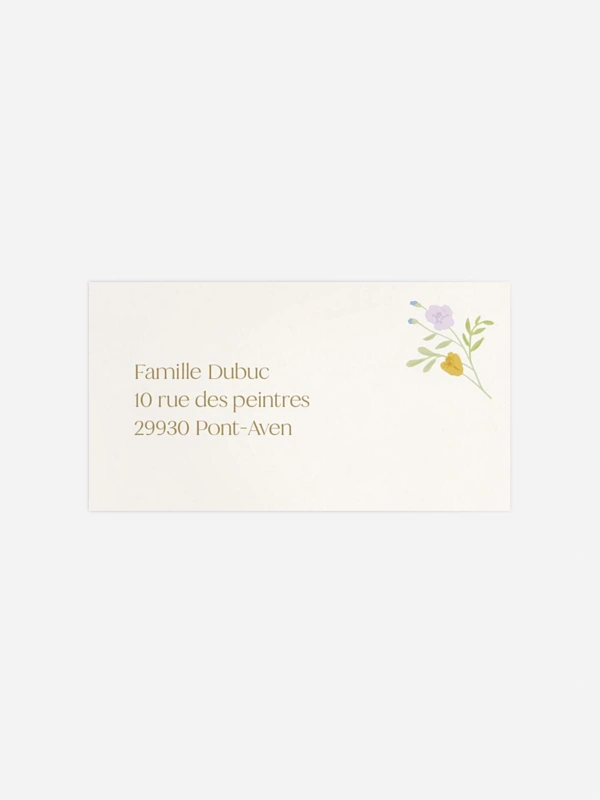 Monogramme floral