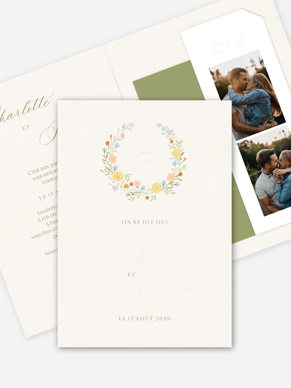 Monogramme floral