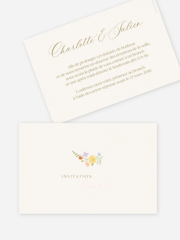 Monogramme floral