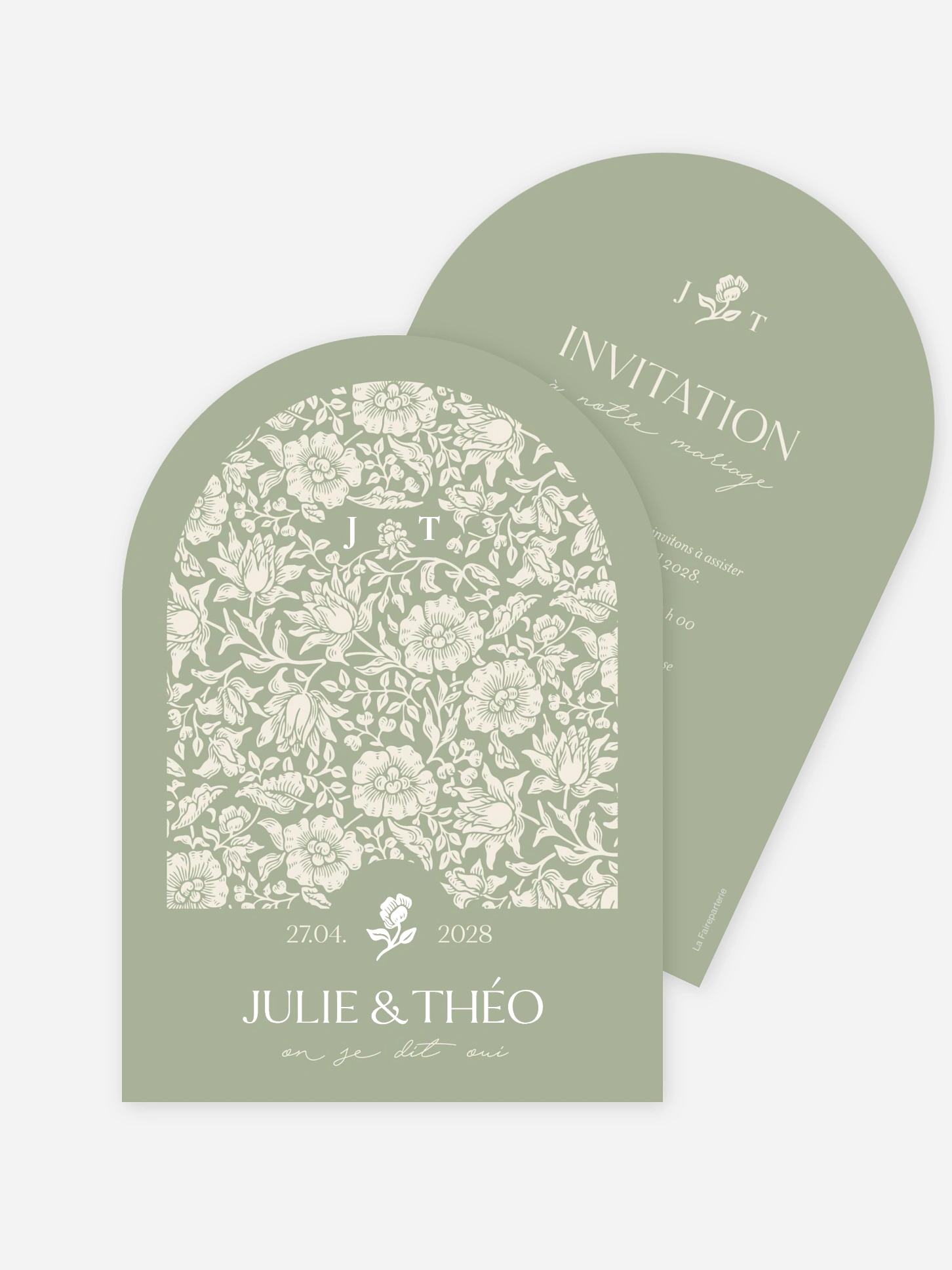 Faire-part de mariage Mallow