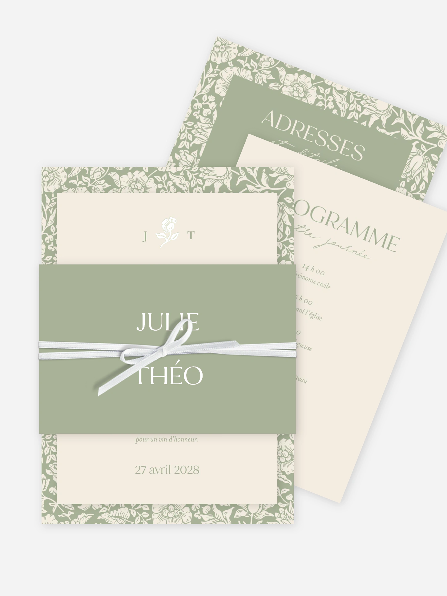 Faire-part de mariage Mallow