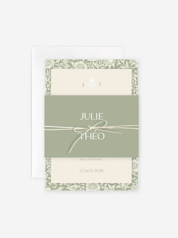 Faire-part de mariage Mallow